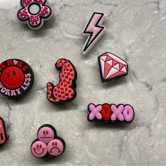 Preppy Croc Charms Set of 8 - Picture 3 of 3